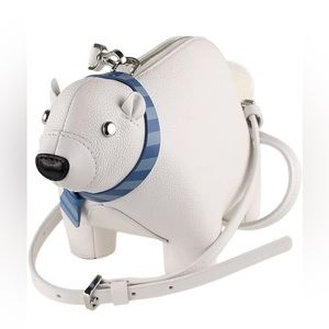 ♠️ Kate Spade New York Arctic Friends Polar Bear Crossbody Leather Bag ♠️🎁